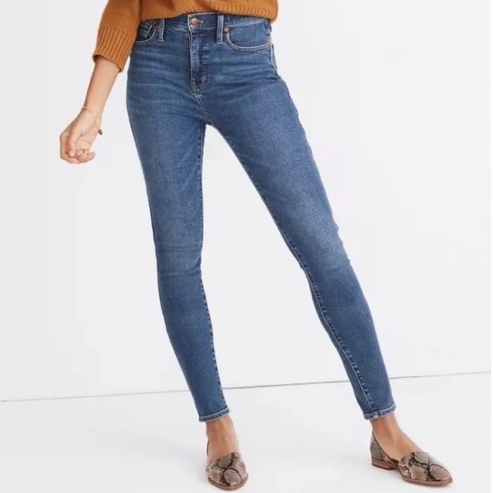 Madewell High Rise Skinny Jeans * shortened